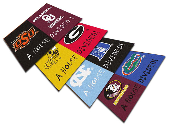 Fanmats NCAA House Divided Mat