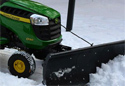 Nordic Riding Mower Snow Plow