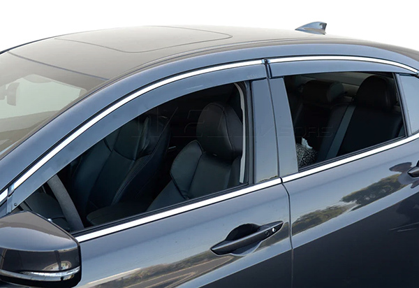 WELLVisors Tape-On Window Deflectors